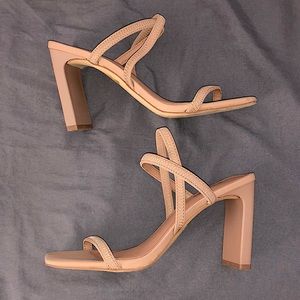 Aldo Okurr - Strappy High Heel Sandal - Size 5 in Color Bone